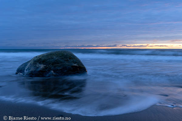 Varangerfjorden ved Vadsø. Finnmark