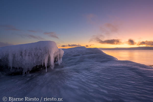 Varangerfjorden ved Vadsø. Finnmark