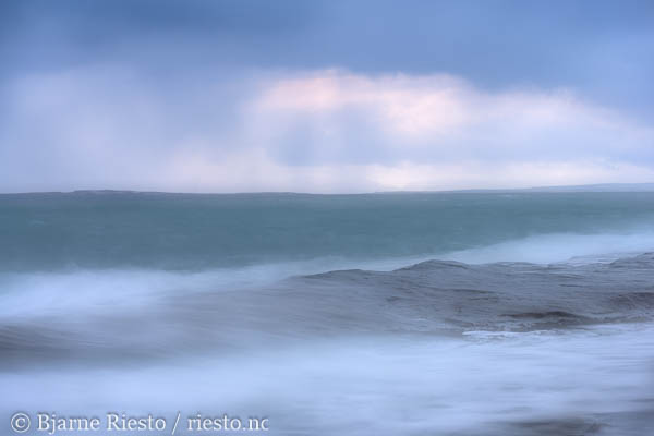 Varangerfjorden ved Vadsø. Finnmark